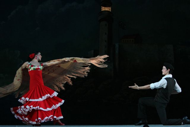 Ballet Español de Cuba estren[o @emigrantes@ en el Gran Teatro de la Habana. Fotos> Nancy Reyes.