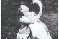 Pavlova con Jack, su cisne preferido, en él encontró inspiración.