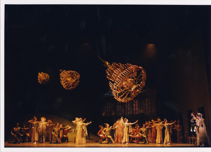 "Anastasia", una producción del Royal ballet de Londres, actualmente dirigido por Monica mason. Foto: Bill Cooper. Archivo.