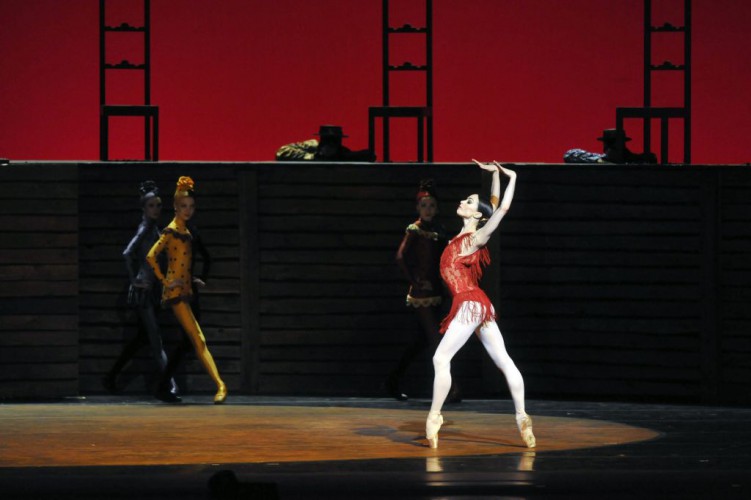 Diana Vishnieva, del Ballet Mariinsky, abrió la primera noche de "Carmen" en el Met de Nueva York. Foto gentileza Ballet Mariiinsky.