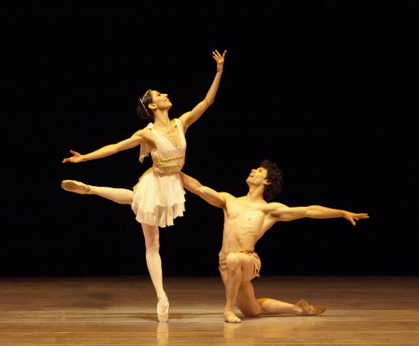 “Diana y Acteón”, por los hermanos Erman y Erika Cornejo (Boston Ballet).