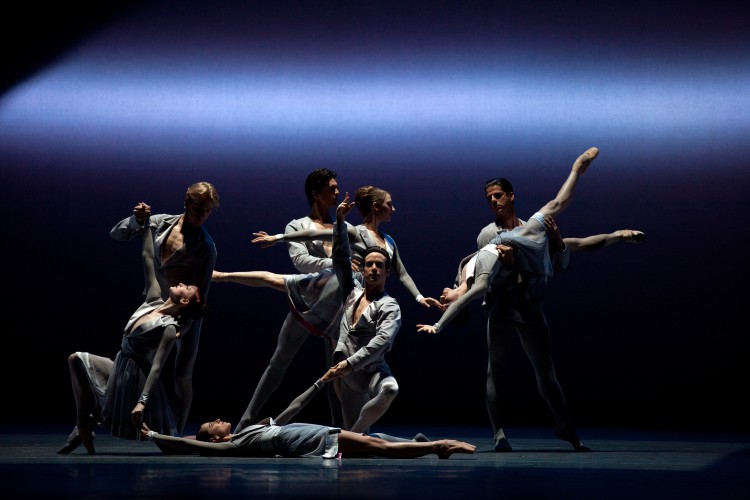 “Thirteen Diversions”, de Christopher Wheeldon cerró el programa mixto del ABT en el Kennedy center de DC. Foto: Rosalie O´Connor.