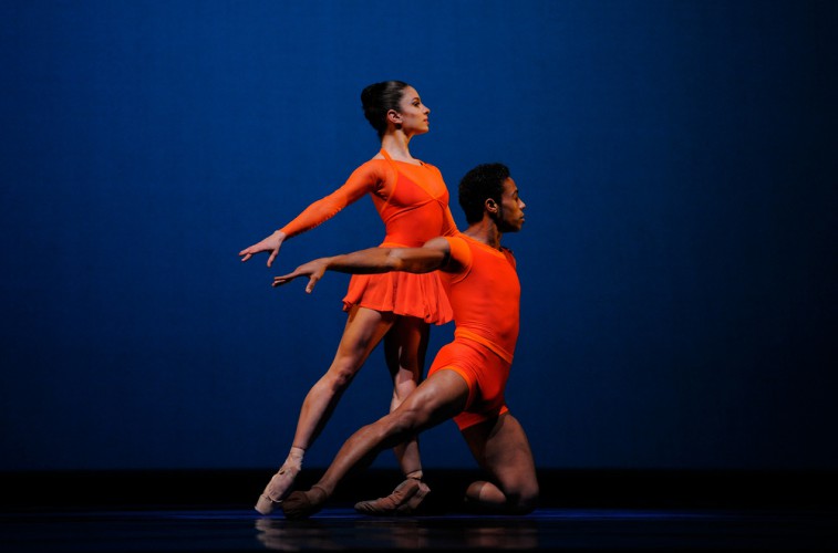 Dores Andre y Daniel Deivison-Oliveira en "Number Nine", de Wheeldon. Foto: Erik Tomasson. Gentileza SFB.