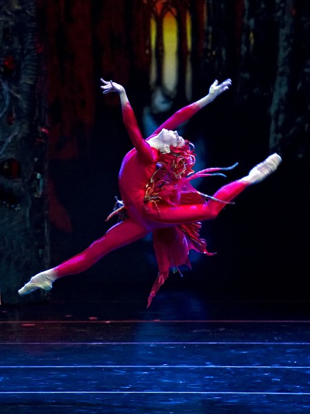 Natalia Osipova en "El pájaro de fuego". Foto: Gene Schiavone. Gentileza ABT.