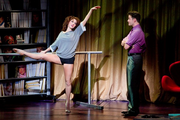 "Flashdance" se presenta en el Kennedy Center con Jillian Mueller  y Matthew Hydzik. Foto: Jeremy Daniel. Gentileza JFKC.