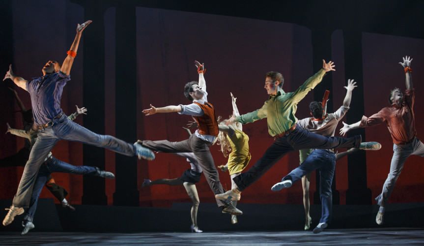 "West Side Story", un musical con partitura de Leonard Bernstein, coreografía de Jerome Robbins, canciones de Stephen Sondheim y libro de Arthur Laurents, en el National Theatre. Foto: Carol Rosegg. Gentileza NT.