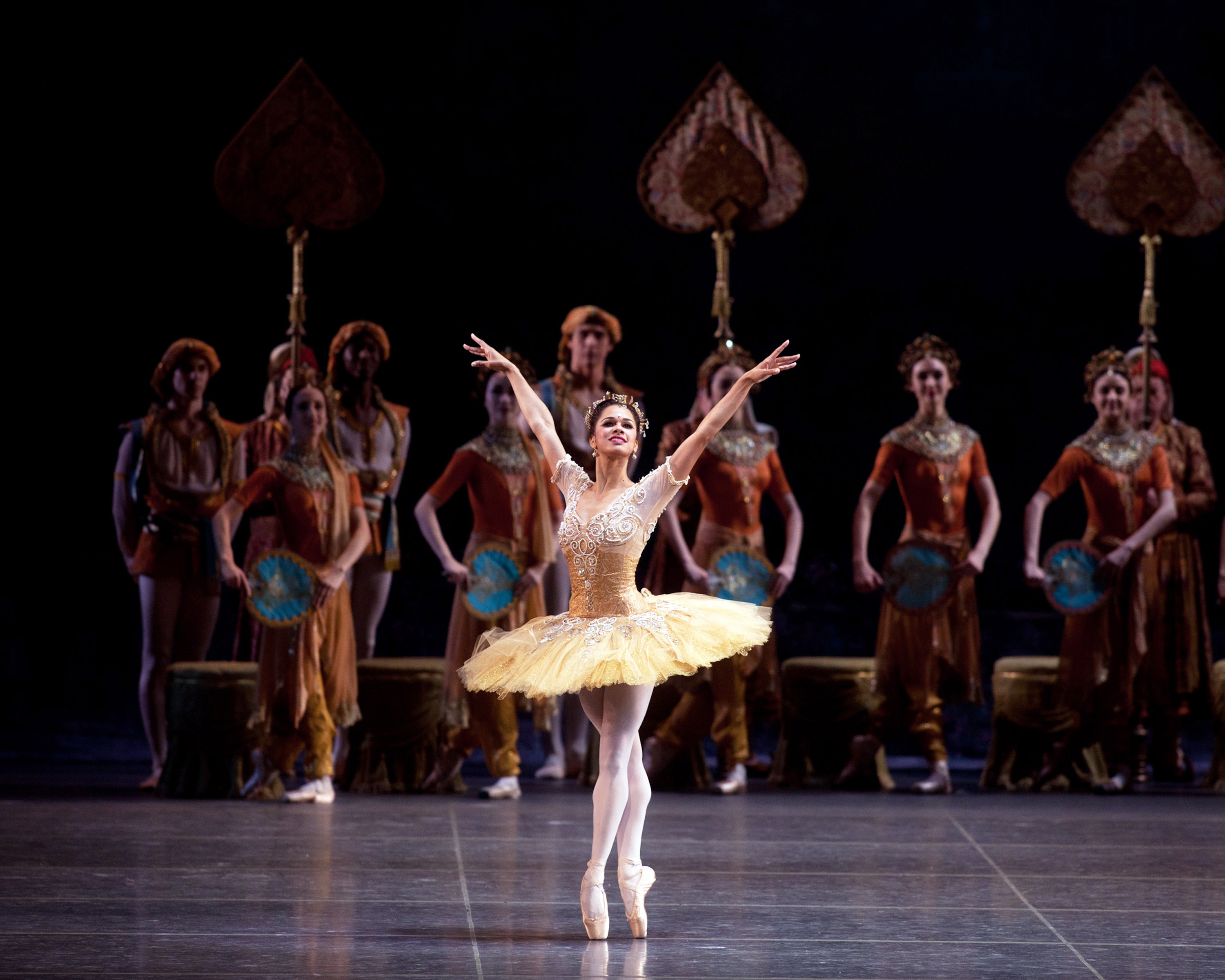 Misty Copelan interpretó a Gamzatti en “La Bayadere”, versión de Natalia Makarova. Foto: Rosalie O'Connor. Gentileza ABT.