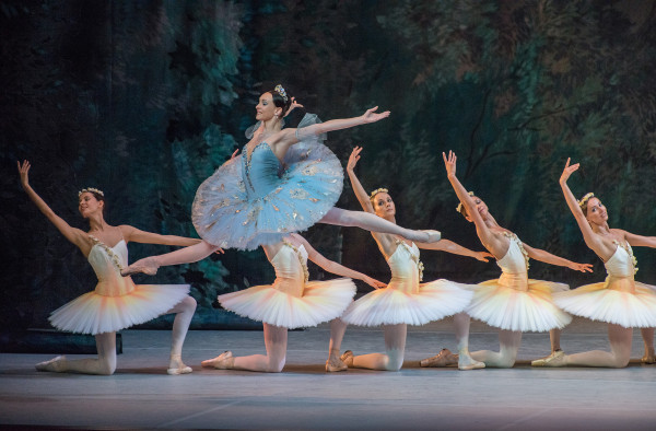 El Ballet Bolshoi presentó en una de sus funciones a Olga Smirnova como la reina de las Driadas en "Don Quijote" . Foto: Stephanie Berger. Gentileza