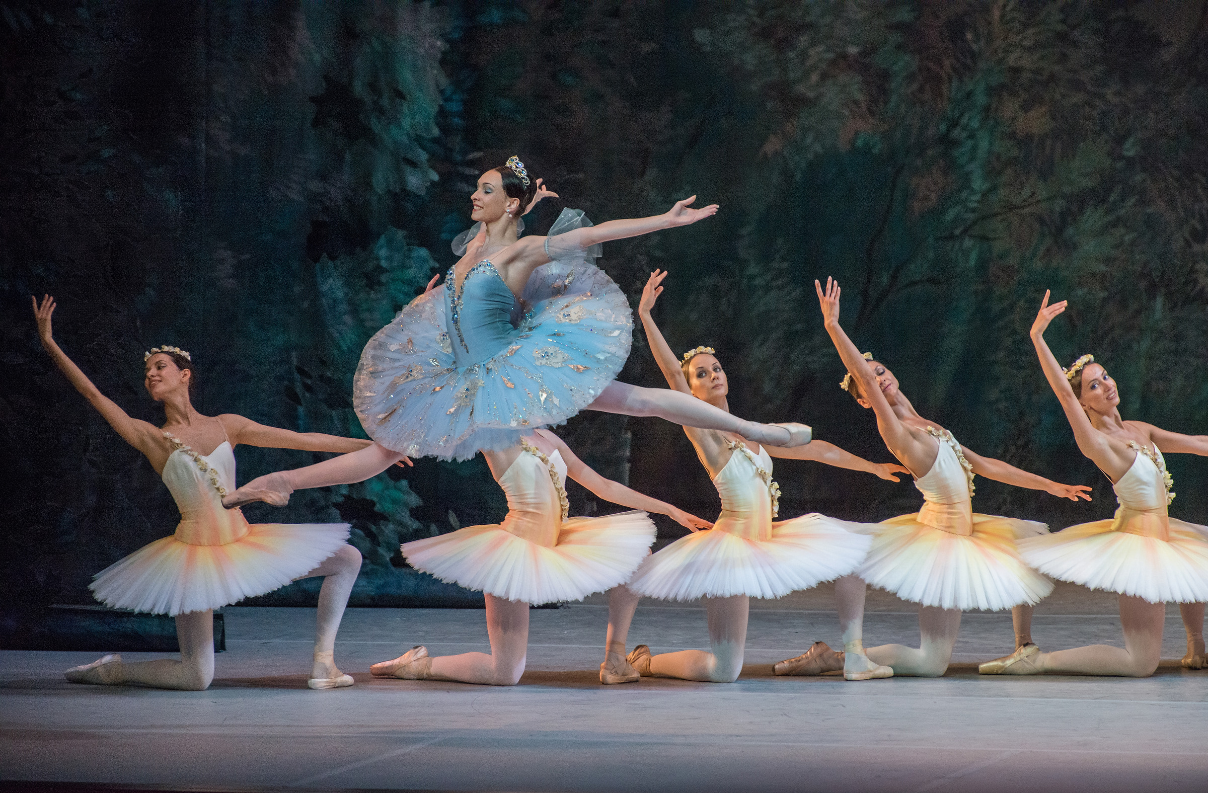 Olga Smirnova as Queen of the Dryads in a scene from Bolshoi Ballet's "Don Quixote" . Foto: Stephanie Berger. Gentileza