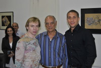 Vladmir Malakhov, el Ministro de Cultura de Cuba, Rafael Bernal, y Paul Seaquist. Foto gentileza Seaquist Dance Marketing.