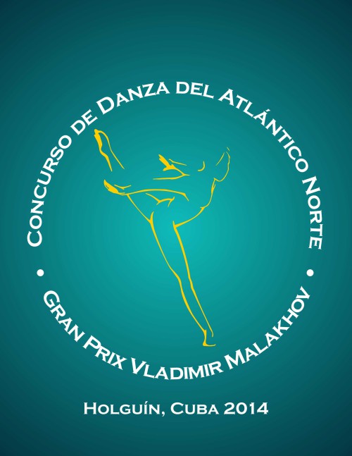 Afiche del Primer Concurso de Danza del Atlántico Norte-Grand Prix Vladimir Malakhov.