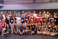 Competidores de Brasil, Paraguay y Argentina se presentaron en el Valentina Kozlova Internacional Ballet Competición en Misiones, Argentina. Foto gentileza