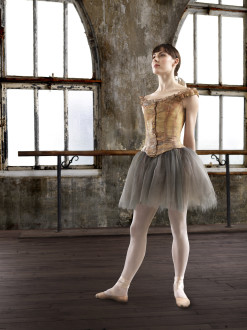 Imagen de "La Petite Danseuse de Quatorze Ans", interpretada por Tiler Peck en el Kennedy Center. Foto: Matthew Karas. Gentileza JFKC.