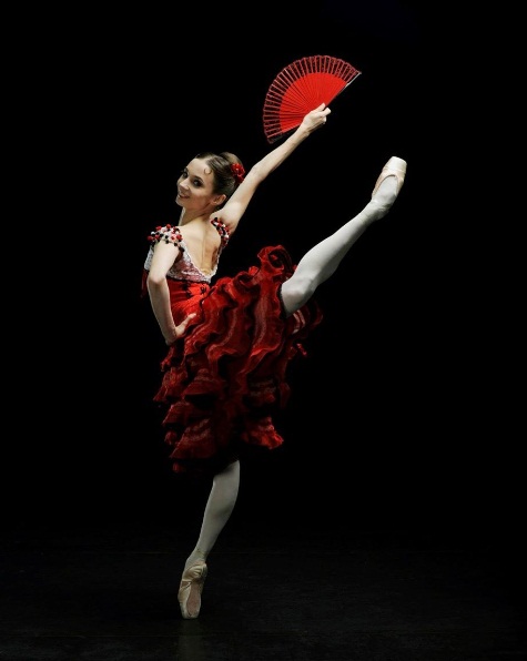 Maria Kochetkova, del San Francisco Ballet, en "Don Quijote". Foto: Erik Tomasson. Gentileza Grupo Ars.