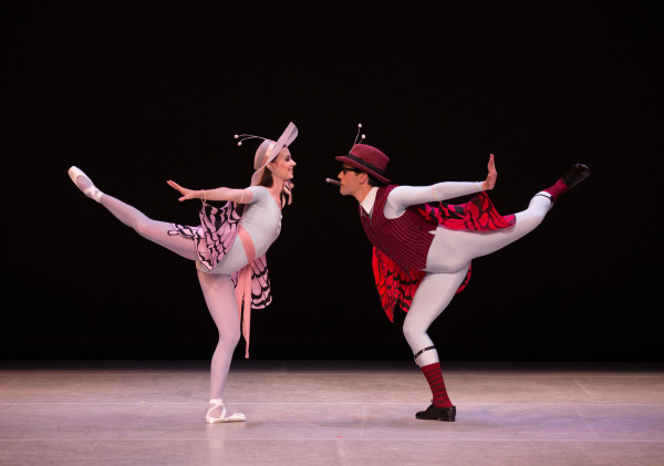 Suzanne Farrell Ballet ppresentó "The Concert", de Jerome Robbins, con Elisabeth Holowchuk y Michael Cook. Foto: Rosalie O'Connor. Gentileza JFKC.