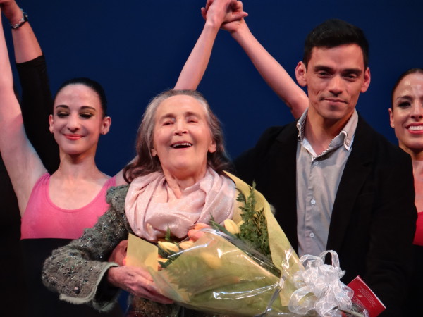 Gloria Contreras recibió una ovación por parte del público. Foto Alfonso Loranca. 