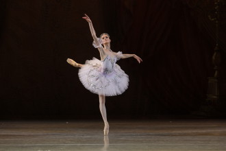 Ulyana Lopatkina, una de las grandes estrellas del Mariinsky Ballet en "Paquita", de Marius Petipa. Foto: N Razina. Gentileza JFKC.