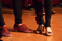 Detalle de los zapatos de una pareja participante. Foto: Leticia Sáinz lerma especial para Danzahoy.