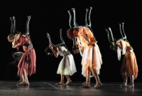 Estreno mundial de “Retorno”, de Alexis Zanetti, coreógrafo cubano residente en México, quien fue un destacado bailarín de DCC. Foto: Yuris Nórido. Gentileza DCC.