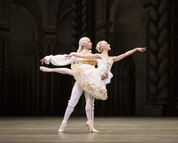 Herman Cornejo y Sarah Lane protagonistas de la nueva producción del ABT de “La bella durmiente” de Alexei Ratmansky. Foto: Rosalie O’Connor. Gentileza ABT.