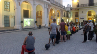 Videodanza en las calles, los parques y las plazas de la Habana Vieja. Foto gentileza DV DANZA HABANA.