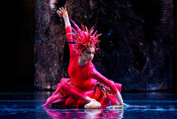 El ABT abre el ciclo de primavera en el Metropolitan Opera House de Nueva York hasta el 2 de julio. Foto: Gene Schiavone. (Misty Copeland en "Pájaro de fuego". Archivo Danzahoy. Gentileza ABT.