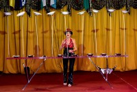 El Premio de la Popularidad fue otorgado a la argentina María Celeste por su presentación en el campo de equilibrio con objetos. Fotos: Alfredo Cannatello. Gentileza Circuba.