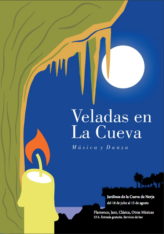 Veladas en la Cueva, un ciclo que promueve las artes escénicas en cueva de Nerja, Málaga.