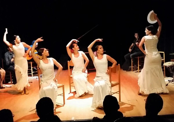 Con la participación de unos 15 artistas  incluye cuerpo de baile y un conjunto musical, la Compañía Flamenca ECOS subió a escena un nuevo espectáculo. Foto gentileza CFEcos. 