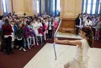 El 12 de abril por la mañana se realizó la primera función didáctica del año para escuelas públicas de la Ciudad de Buenos Aires en el teatro Colón. Foto. Juan José Bruzza. Gentileza TC.
