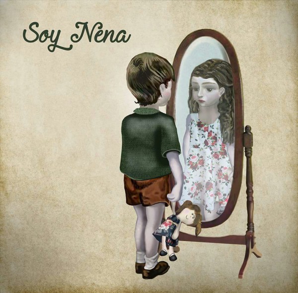 Poster de “Soy Nena”, la obra creada por Lucila Sanles inspirada en la historia de Luana, la primera nena trans que obuvo su DNI. Gentileza Maria Sol Frisardi.