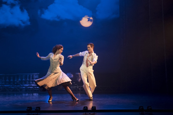 El coreógrafo Boris Lermontov (San Archer) en un pas de deux con Victoria Page (Ashley Shaw), en “The Red Shoes”, en el Kennedy Center de DC. Foto:  Johan Persson. Gentileza JFKC. 