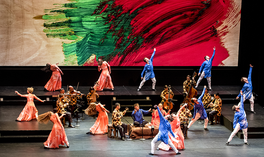 Mark Morris Dance Group presentó “Layla and Majnun”, una historia cuyos orígenes se remontan al siglo VII. Foto: Susana Millman. Gentileza JFKC.