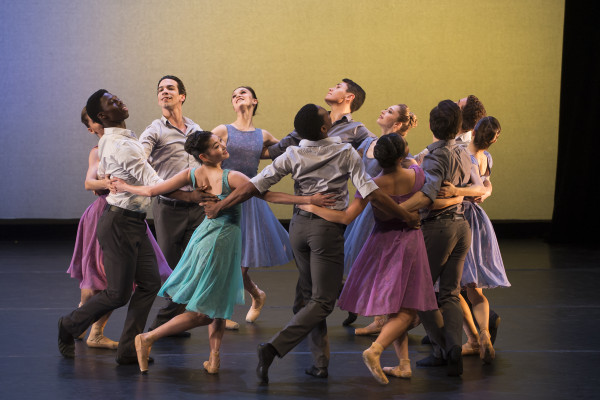 The Washington Ballet estrenó “The Outset”, con coreografía de Marcelo Gomes, en el Sidney Harman Hall y tuvo como protagonistas a Brittany Stone y a Gian Carlo Perez. Foto: Theo Kossenas, Media4artists. Gentileza RTWB.