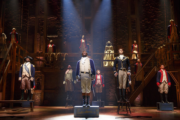 “Hamilton: An American Musical” narra en ritmo de rap y Hip-Hop la vida de Alexander Hamilton, uno de los padres fundadores del país. Foto: Joan Marcus. Gentileza JFKC