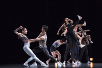 Dores André y Wei Wang en “Hurry Up, We’re Dreaming”, de Justin Peck. Foto: Erik Tomasson. Gentileza JFKC.