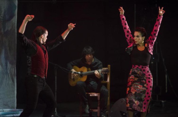 “Suite Flamenca”, con María Juncal y Alfonso Losa, con los cantaores Juan Triviño y José Díaz, y el guitarrista Gerardo Amezquita. Foto: Enrique (kike) Smith. Gentileza ES. 