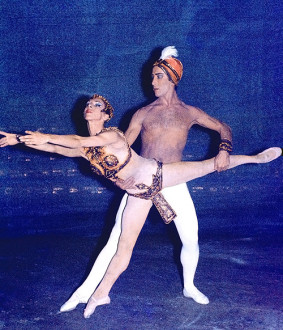 Norma Fontenla y Gustavo Mollajoli compartieron escenario en el Teatro Colón. Foto gentileza Prensa Teatro Colón.