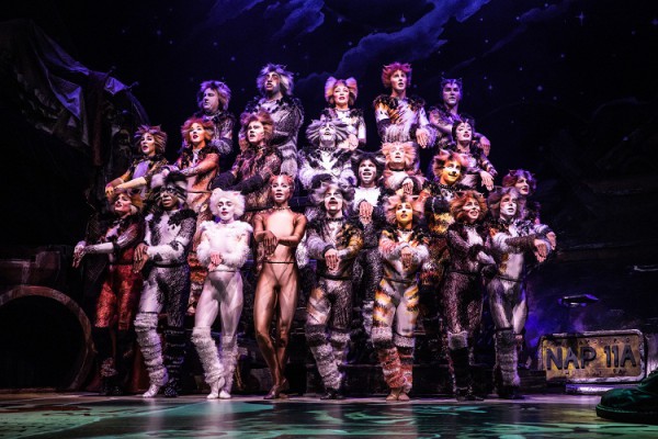 Elenco de gira de "Cats", en la versiòn que se presenta desde el 17 de septiembre en el Kennedy Center de DC. Foto: Matthew Murphy. Gentileza JFKC.