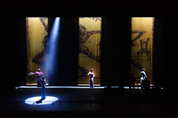 El Ballet Flamenco Sara Baras fundado en 1998, visita varios escenarios de México para celebrar dos décadas con el flamenco. Foto: Santana de Reyes. Gentileza Festival Internacional Cervantino. 