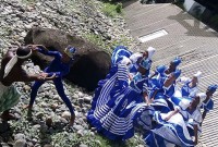 “Yemayá y el pescador”, una renovada versión de la pieza creada hace 30 años que representa a la deidad yoruba de los mares y la maternidad. Foto gentileza BCO.