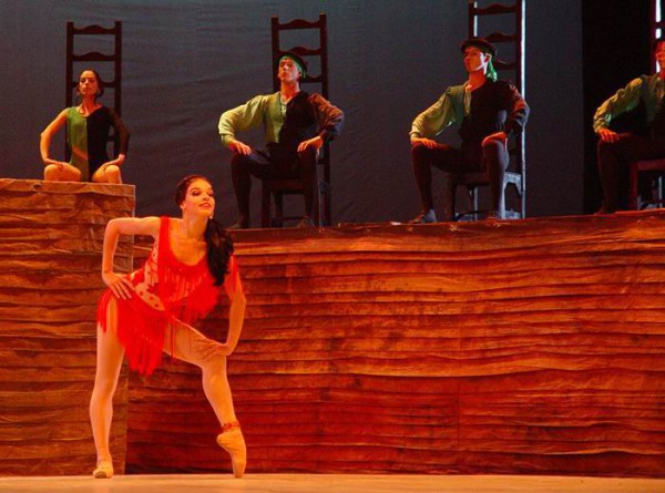 Viengsay Valdés (en “Carmen”), ganó el Premio Positano de la Danza Léonide Massine como mejor bailarina en la escena internacional. Foto: Nancy Reyes. Archivo Danzahoy.