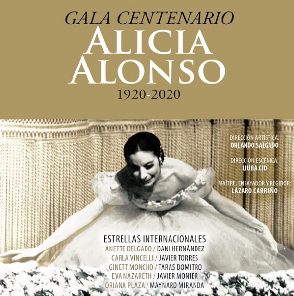 Gala Centenario Alicia Alonso recorre ocho ciudades de España para homenajear a la gran diva de la danza. Gentileza Arte y Cultura.