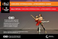 Afiche Concurso Internacional Latinoamérica Danza 2021.