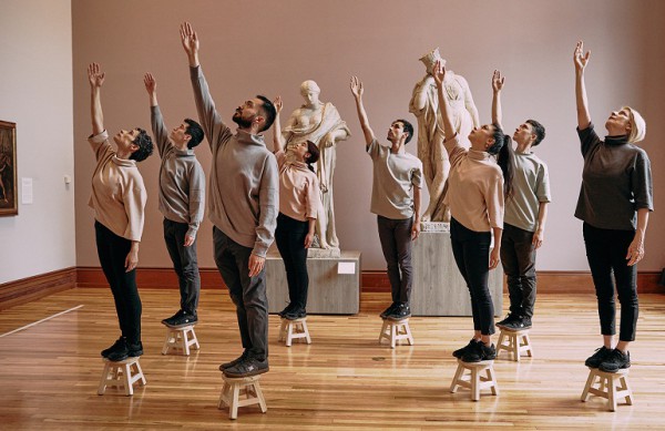 El Cuerpo Mutable / Teatro de movimiento, dirigida por Lidya Romero, interpretará en el Munal “Vidrio obscurecido” una de sus más recientes. Foto gentileza INBAL. 