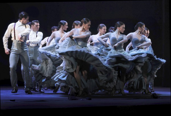 “Eterna Iberia”, uno de los ballets más puros de estilización de la danza española creados por Antonio Najarro en 2019. Foto: María Alperi. Gentileza BNE. 