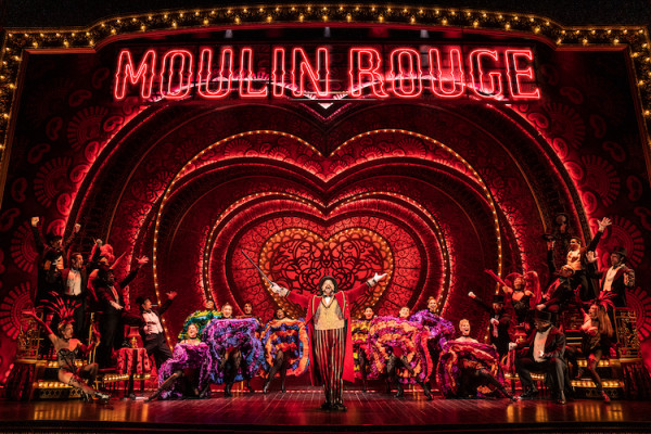 Elenco de “Moulin Rouge! The Musical”, en el Opera House del Kennedy Center de DC. Foto: Matthew Murphy para MurphyMade. Gentileza JFKC.