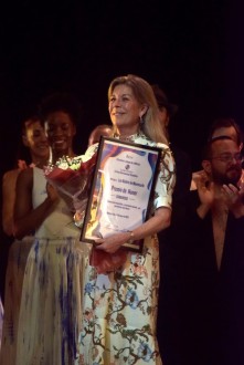 Carolina de Hanover y Mónaco recibió el Grand Prix Cubadisco 2025. Foto: Luis Joa. Gentileza BNC. 