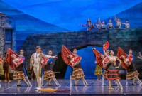 El Ballet Estable del Teatro Colón presenta “Don Quijote”, uno de los clásicos del repertorio académico. Foto: Carlos Villamayor. Gentileza TC.