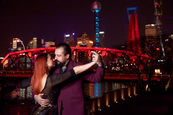 Los bailarines italianos, Graziella y Rino, fueron nominados a los premios Tango Buenos Aires como mejor pareja internacional. Foto gentileza CSTW.